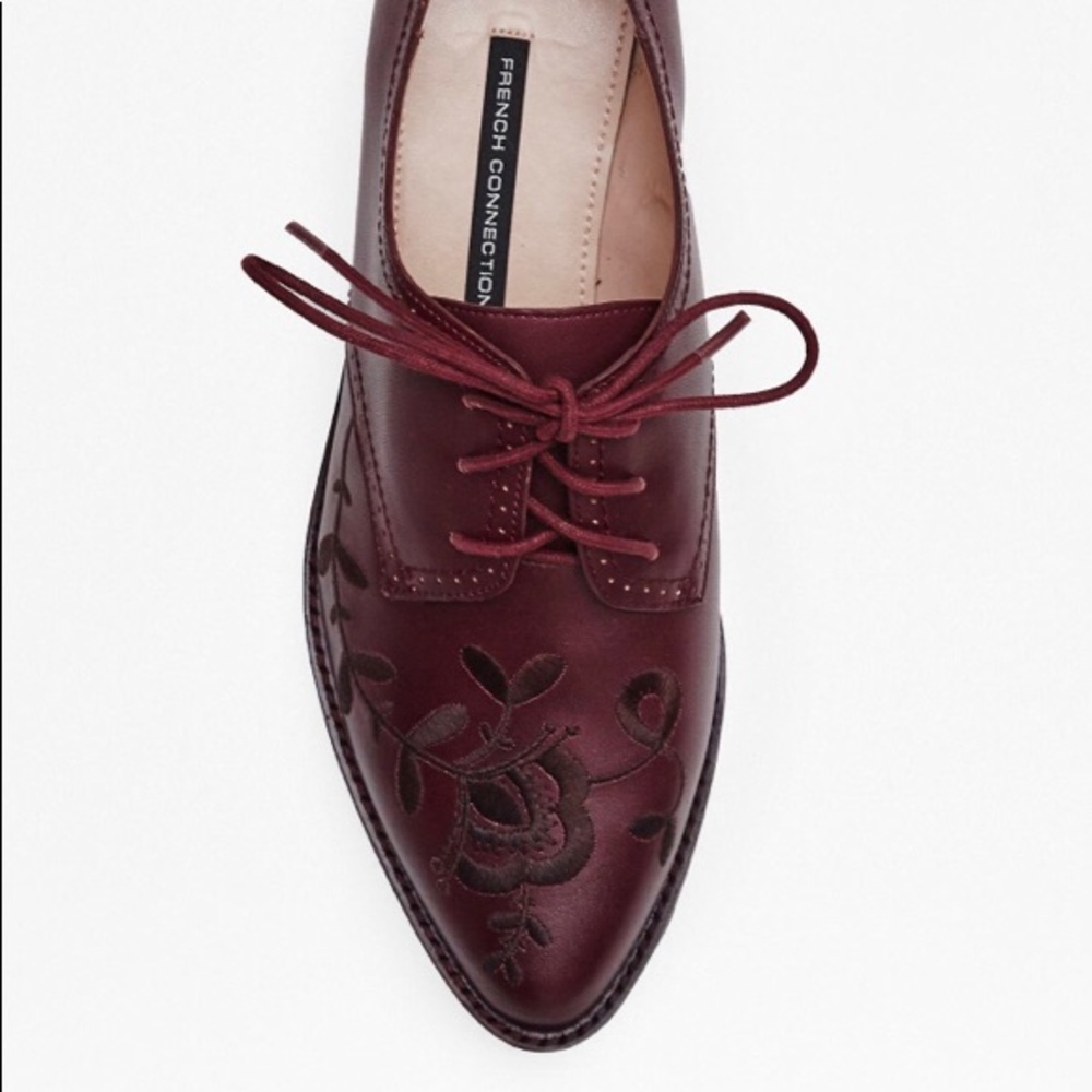 French Connection Maci Oxford - Burgundy